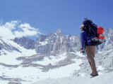 Buy Man at Mt. Whitney, John Muir Wilderness, CA at AllPosters.com
