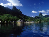 Buy Jagged Lush Mountains and Shimmering Waters at AllPosters.com