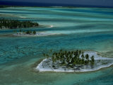 Buy Sandbars with Palm Trees, Bora Bora at AllPosters.com