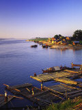 Buy Bamboo Rafts, Mandalay, Myanmar at AllPosters.com