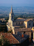 Aerial of Church, Provence, France