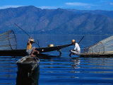 Buy Fishermen, Inle Lake, Burma at AllPosters.com