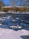 Buy Snow Covered Bridge Over Shanandoah River at AllPosters.com