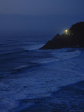 Buy Hecata Head Lighthouse at Dusk at AllPosters.com