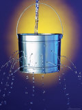 Holes in Bucket of Water