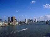Buy Water Ferry About to Go Under Erasmus Bridge at AllPosters.com