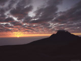 Sunrise Above Clouds at 5000 Meters, Mt. Kilimanja