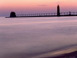 Buy Sunset Light on Grand Haven Lighthouse, MI at AllPosters.com