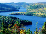 Buy Lake Wapizagonke in Early Autumn, Quebec, Canada at AllPosters.com