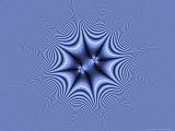 Buy Abstract Blue Fractal Design at AllPosters.com