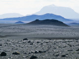 View Towards Barren Interior, North-East Iceland Photographic Print