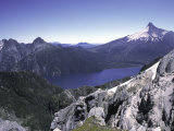 Buy Blue Lake Surrounded by Mountains, Chile at AllPosters.com