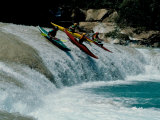 Buy Kayakers Drop Vertically on Shumel Ja River, Mexico at AllPosters.com
