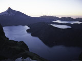 Buy Twilight View Over Mountain Landscape, Chile at AllPosters.com