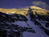 Summit of Mt. Everest During Sunset Seen from the North Side, Tibet