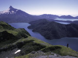 Buy Blue Lakes Surrounded by Mountains, Chile at AllPosters.com