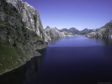 Buy Blue Lake Surrounded by Mountains, Chile at AllPosters.com