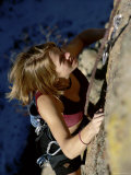 Woman Climbing