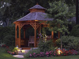 Garden Gazebo at Night
