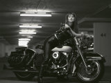 Buy Woman and Motorcycle at AllPosters.com