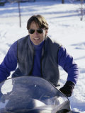 Buy Man on Snowmobile at AllPosters.com