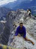 Mountain Climber Resting
