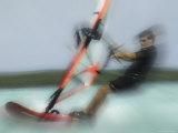 Buy Blurred Image of a Windsurfer at AllPosters.com
