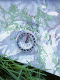 Compass on a Map