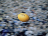 Yellow Ball Flying Through the Air