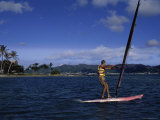 Buy Young Man Windsurfing at AllPosters.com