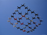 Buy Skydivers in a Diamond Formation at AllPosters.com