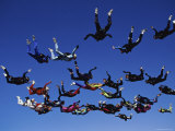 Buy Skydivers Getting into Formation at AllPosters.com