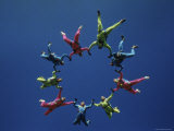 Buy Skydivers Forming Circle at AllPosters.com