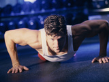 Young Man Doing Push-ups