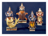 Four of the Incarnations of Vishnu