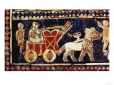 Royal Standard of Ur, War Side, Sumerian Royal Graves of Ur, Early Dynastic Period, c.2600-2400 BC