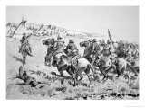 Texas Rangers Attacking a Comanche Village, 1896