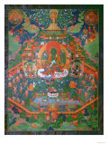 Buy Thangka Depicting Green Tara at AllPosters.com