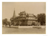 Buy The Nan-U Human-Se, Shwe-Kyaung in the Palace of Mandalay, Burma, Late 19th Century at AllPosters.com