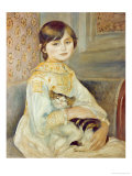Julie Manet with Cat, 1887