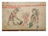 February, Early 13th Century Giclee Print