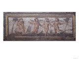 Three Dancing Putti, Border Detail from the Constantinian Villa at Daphne, Roman, c.325-330 Ad