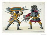 Buy Two Knights Fighting, c.1842 at AllPosters.com