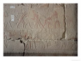 Buy Harvest Scene, Detail of Relief Decoration from the Mastaba of Akhethotep at Saqqara, Old Kingdom at AllPosters.com