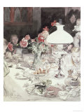 Buy Around the Lamp at Evening, 1900 at AllPosters.com