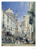 Buy Piazzetta Riario Sforza, 1849 at AllPosters.com