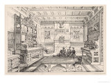 Dining Room, from Examples of Ancient and Modern Furniture, 1876 Giclee Print