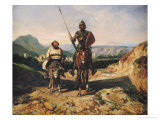 Buy Don Quixote and Sancho at AllPosters.com