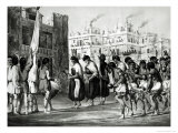 Buffalo Dance at Pueblo de Zuni, from Report of an Expedition Down the Zuni and Colorado Rivers
