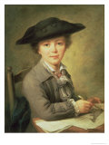 Buy Young Draughtsman in Black Hat at AllPosters.com
